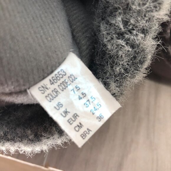 Skechers Boots Womens 7.5 Keepsakes Blur Gray Sweater Knit Pull On Winter Shoes - Picture 12 of 12